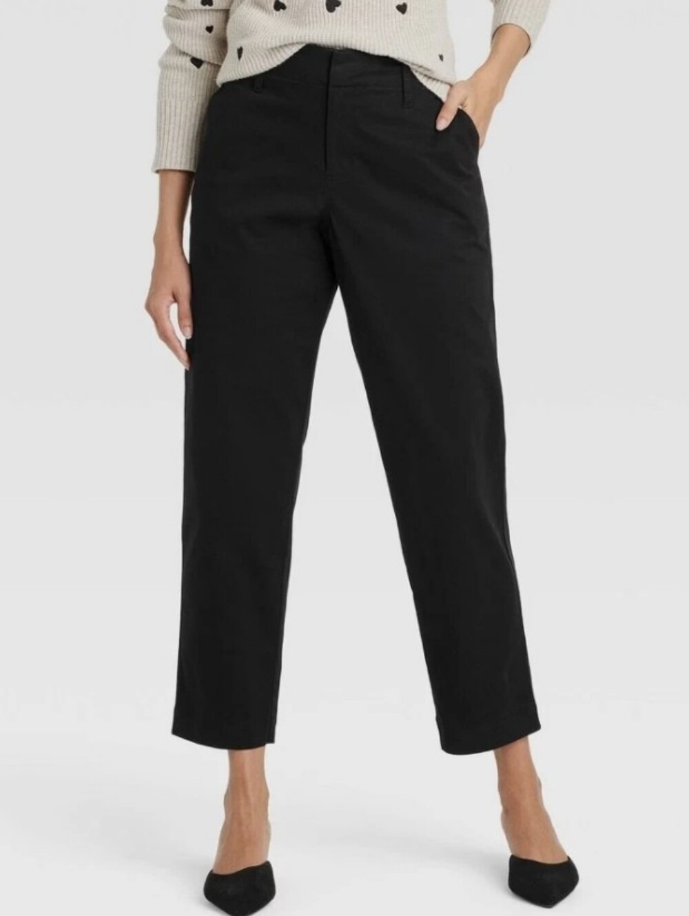Straight Leg Ankle Pants